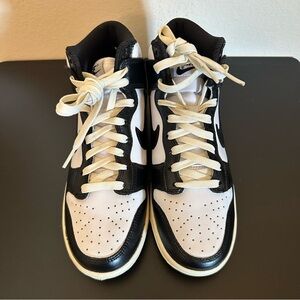 NIKE Dunk High Coconut White/Black Women 6.5
